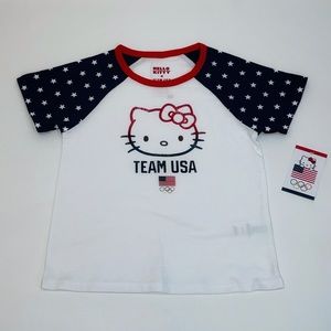 Hello Kitty Olympics Team USA Little Girl's Tee T-shirt Top